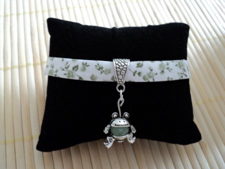 Bracelet "liberty" grenouille en Argent